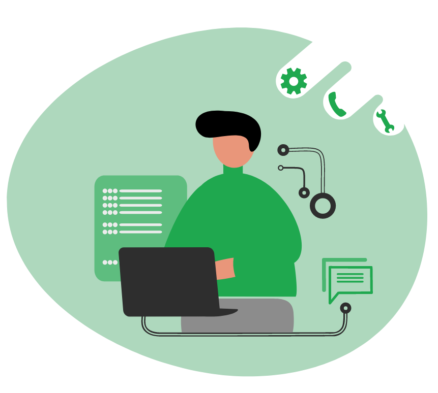 Illustration solutions digitales Enix