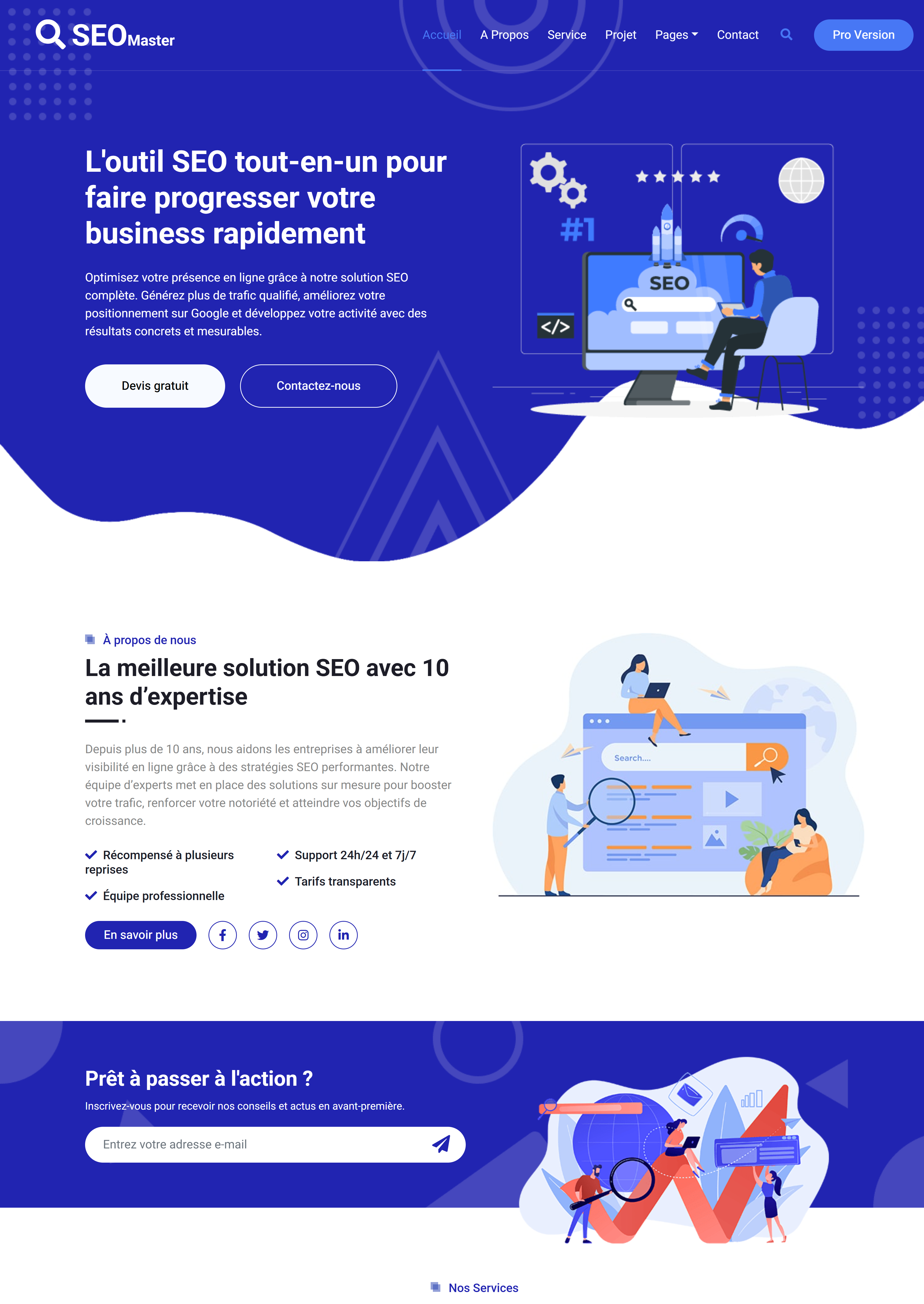 Application Web Seomaster